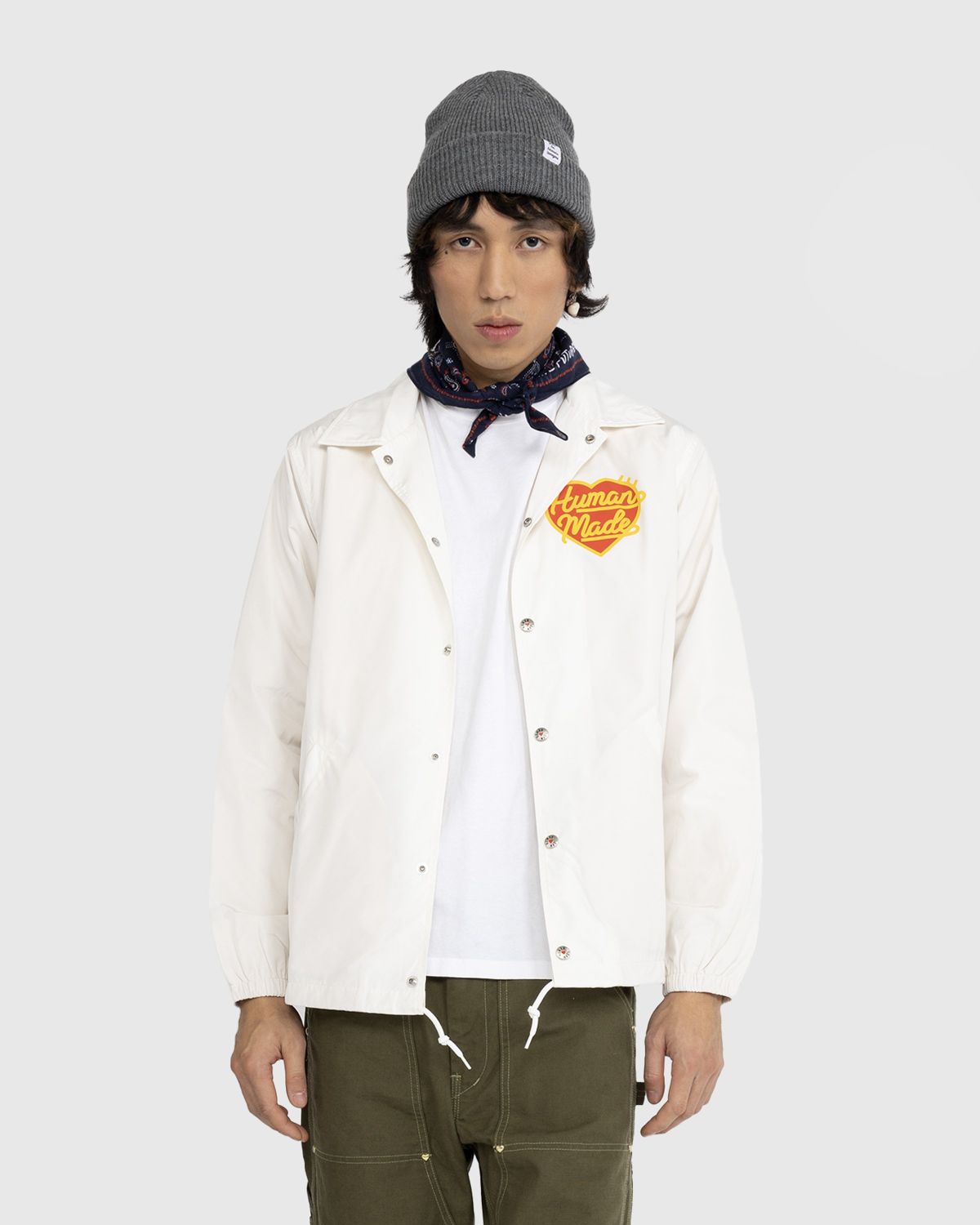 Human Made – Coach Jacket White | Highsnobiety Shop